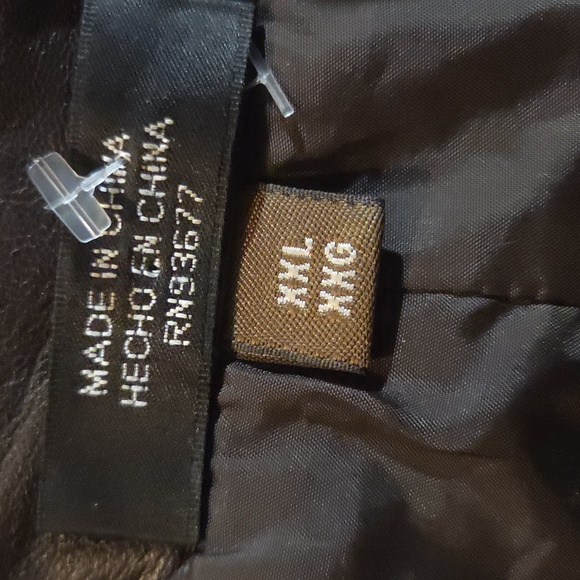 Mens Genuine Leather Dark Brown Trench Coat - Picture 3 of 5